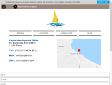 Tablet Screenshot of contact.cnplerin.fr